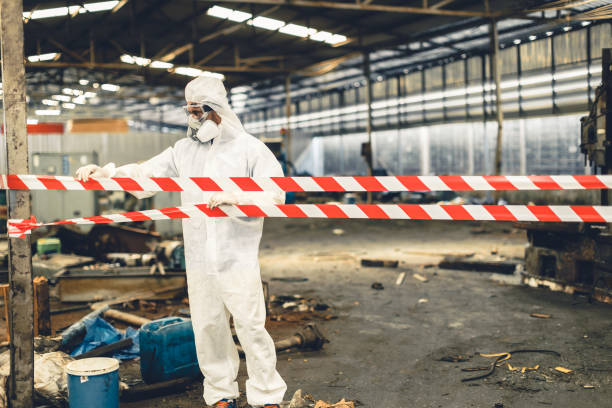 Professional Sewage Cleanup technician working in Westwood, KY